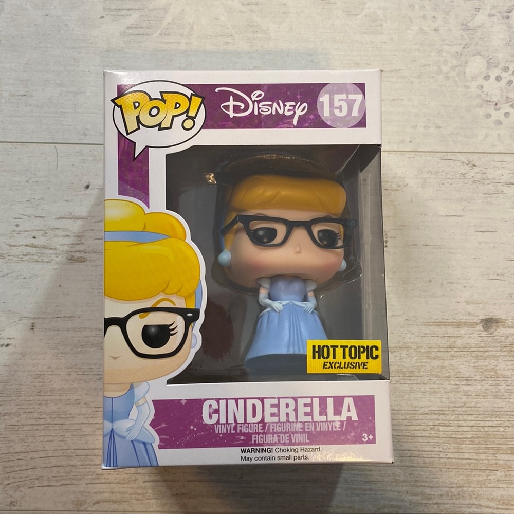 Funko Pop Nerd Cinderella #157 Disney Figure